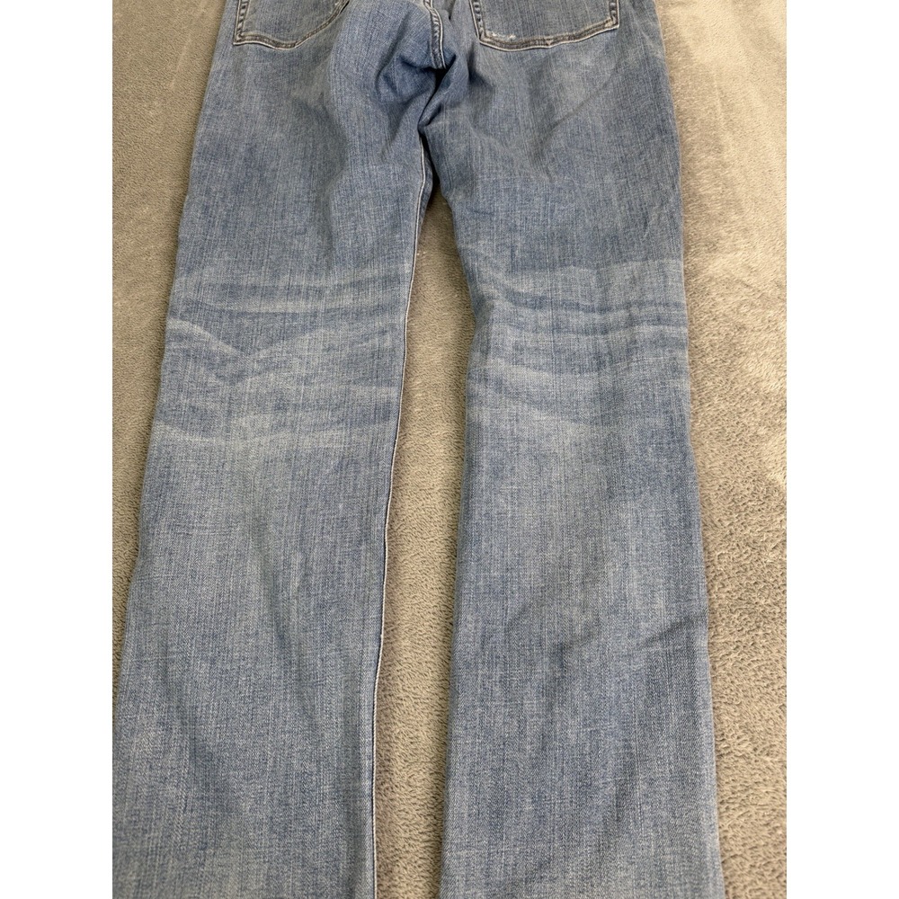J. Crew Driggs Slim Straight Jeans Men's Size 32X30 Blue - Picture 3 of 13